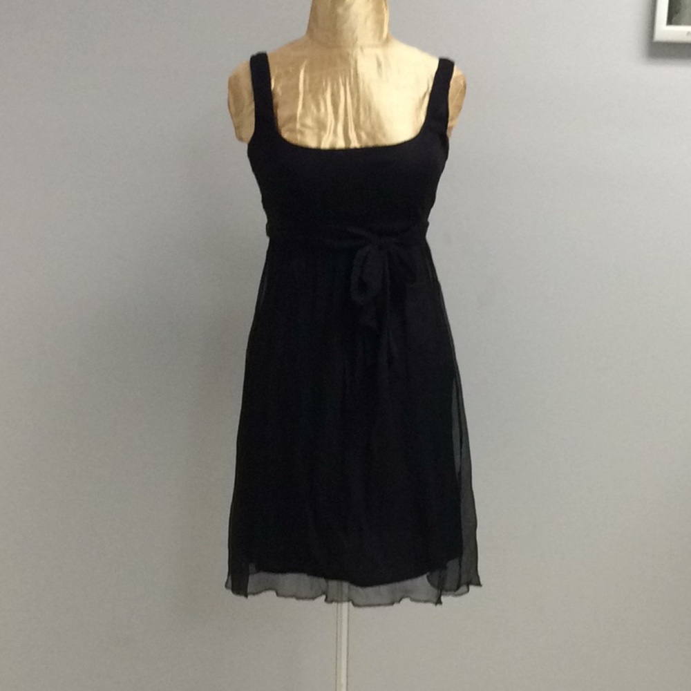 United Colors of Benetton little black silk dress